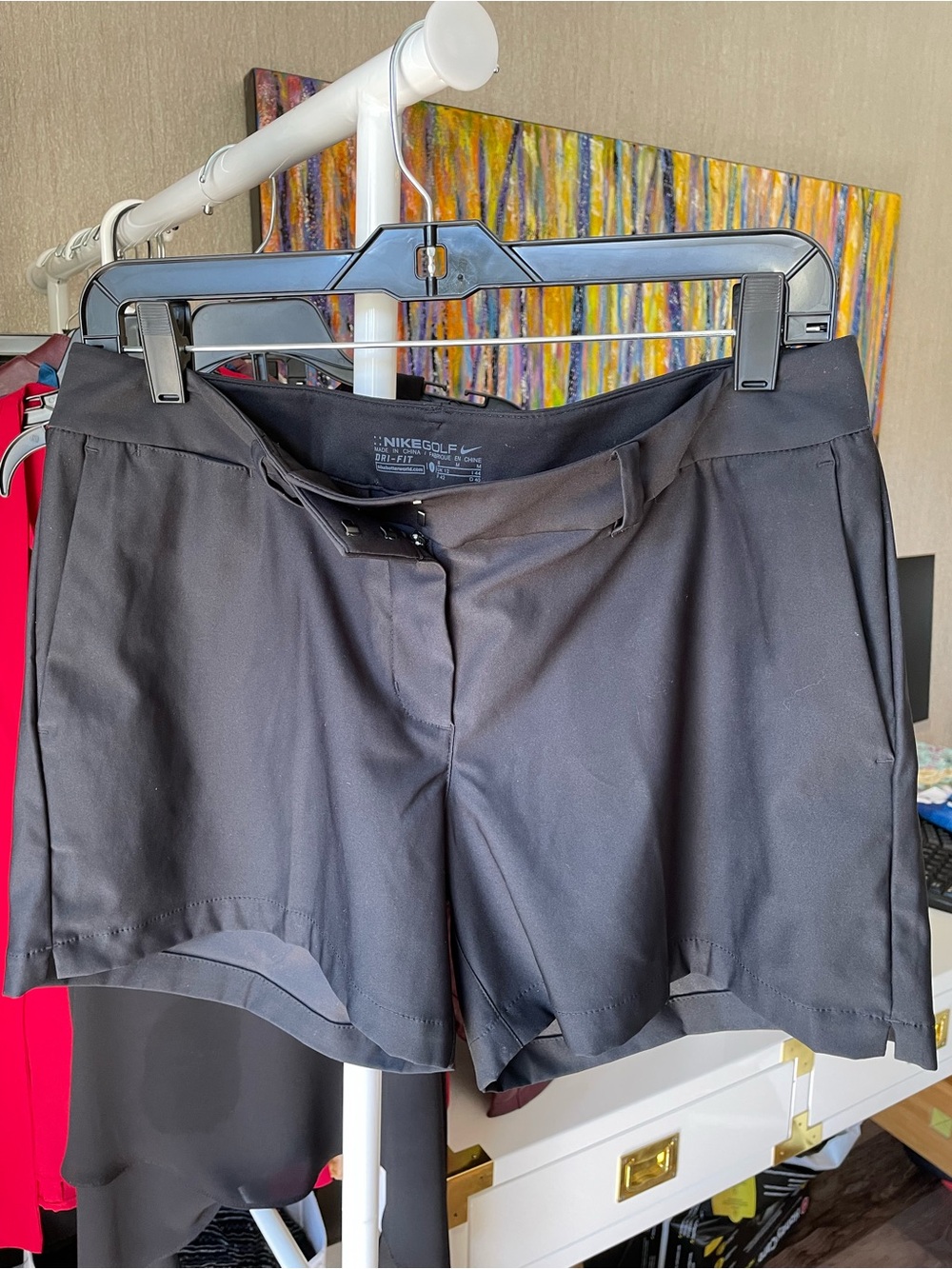 Nike Golf Tournament Dri-FIT Black Shorts Women’s Size 8